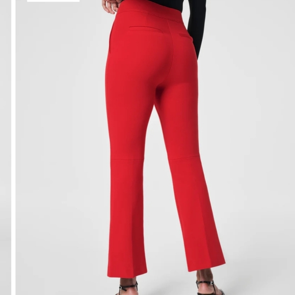 SPANX Pants - SPANX "Perfect Pant" Kick Flare, Bootie Lifting, Shaping, True Red, XL, NWOT